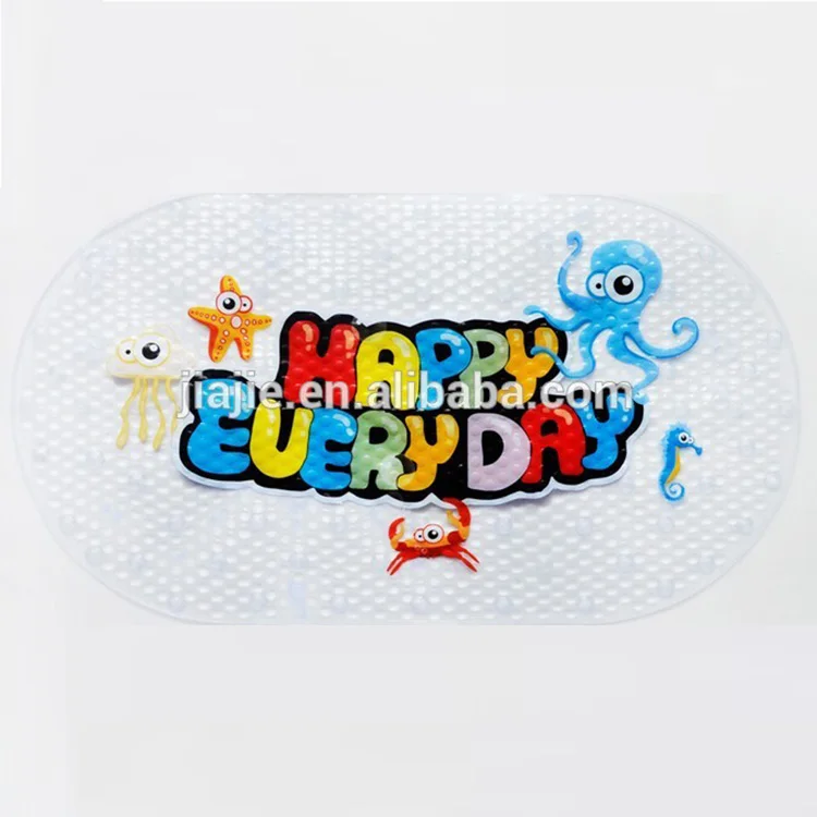 (J-P6939) Wholesale 2021 new design PVC cartoon antislip bath mat