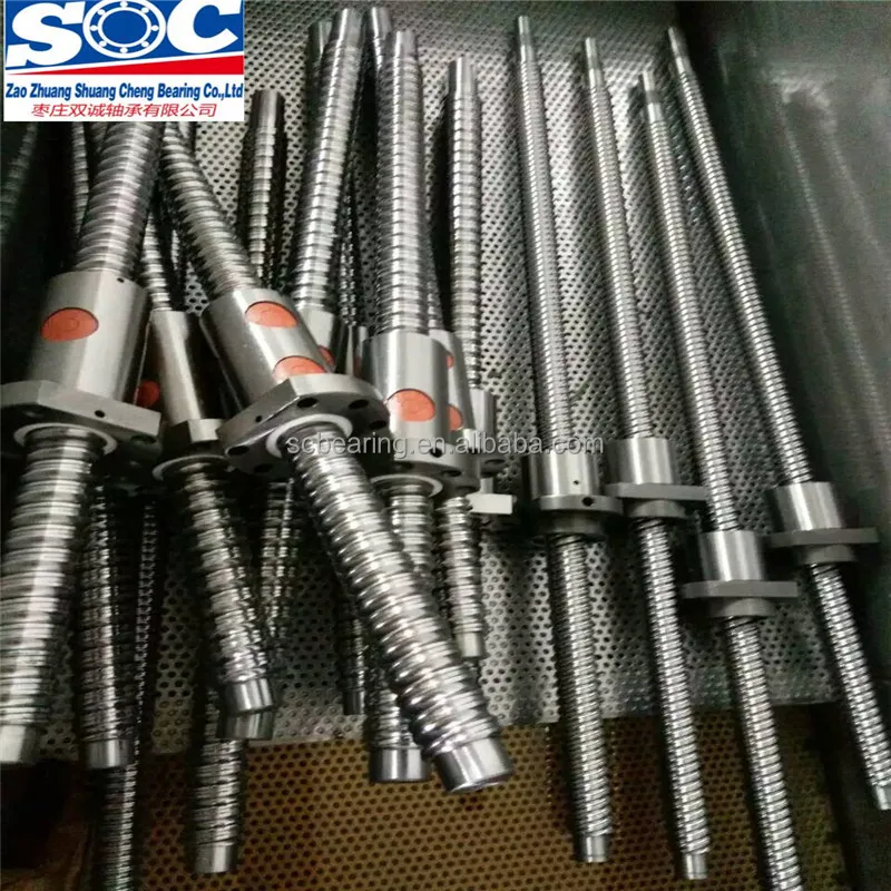 
25mm ball screw cnc machine bearing DFU2505 DFU2506 with screw nut 
