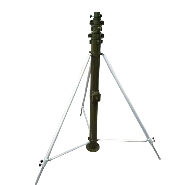 
Xuedian portable manual hand lifting winch pole telescopic mast 