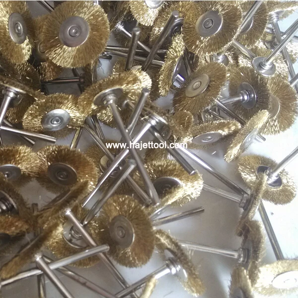 High Quality Jewellery Wire Polishing Wheels Jewelry Polishing Tool Mounted Brass Wire Brush