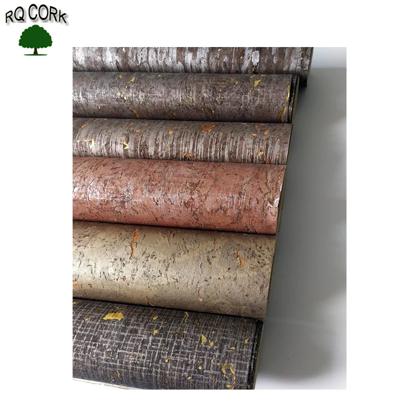 G&L LCK Series Luxury Wall paper Designs Cork Wallpaper