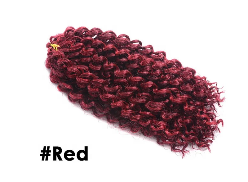 18 Inch Crochet Braids Extensions Afro Kinky Braiding Hair Bohemian Jerry Curl Hair Extensions