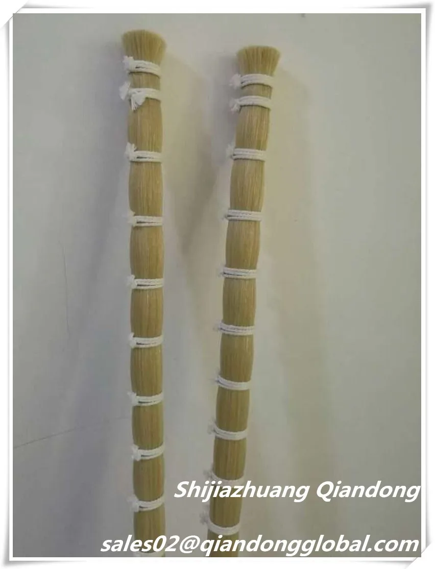 
Unbleached Mongolia 29inch 100% Natural Horse Hairs For Violin Bowhairs 