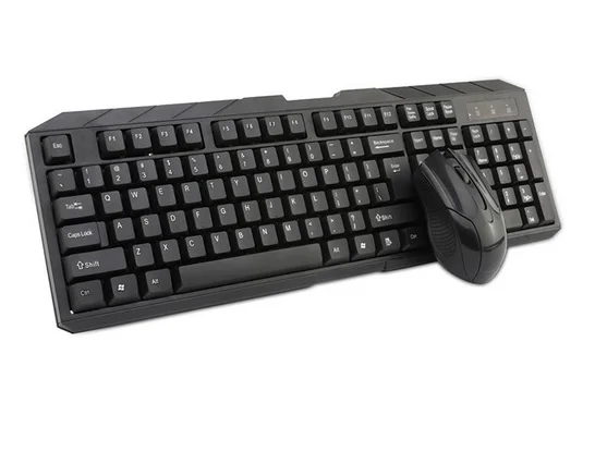 
OEM factory price ergonomic wireless gaming keyboard and mouse for computer 