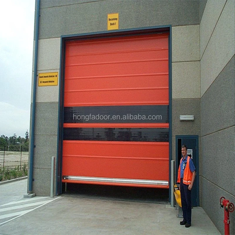 Automatic Induced High Speed Rolling Shutter Garage Doors (HF-J026)