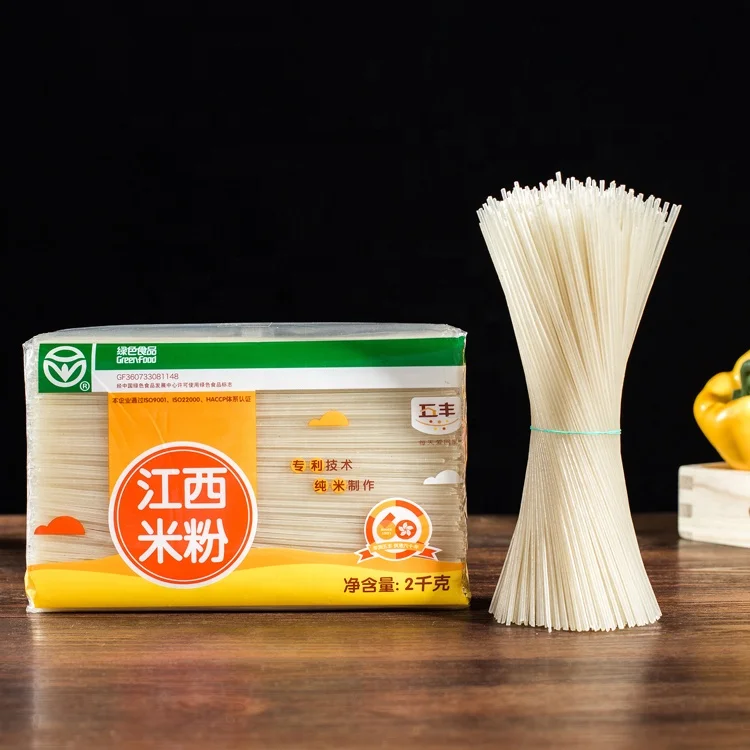 Прямая рисовая вермишель в простой упаковке, 2 кг