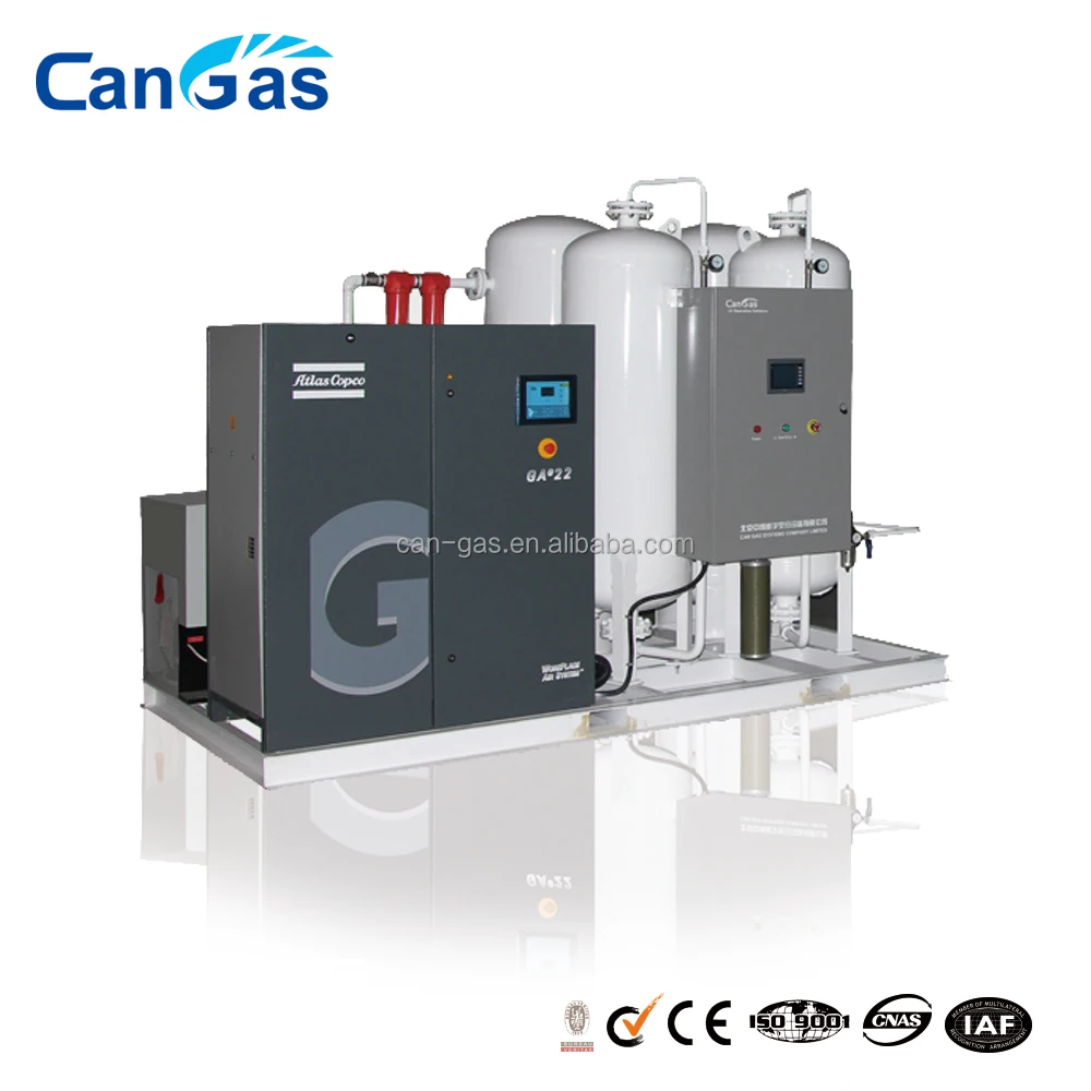 Скользящая установка для производства кислорода PSA и цилиндрическая Наполнения Бутылок китайский производитель кислородного генератора