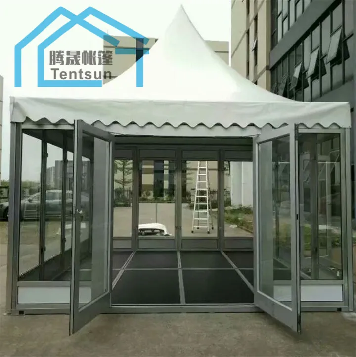 Big aluminum 4x4m 5x5m cocktail bar party event tents for sale