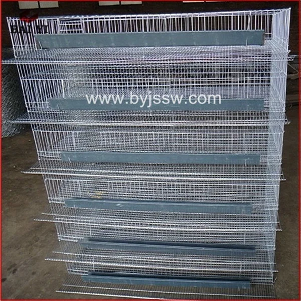 Poultry Quail Farming Equipment Cage Accessories With Tray