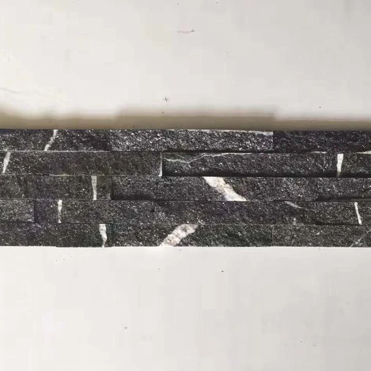 wholesale Natural black marble stone wall panel for garden decoration
