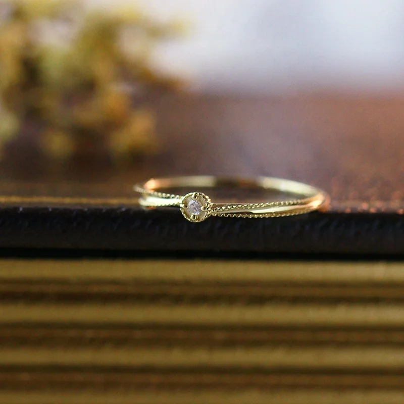 
Real Diamond 100% Authentic Solid 9K Yellow Women Jewelry Gold Ring Designs Available Fast Shipping 2pcs A Lot 