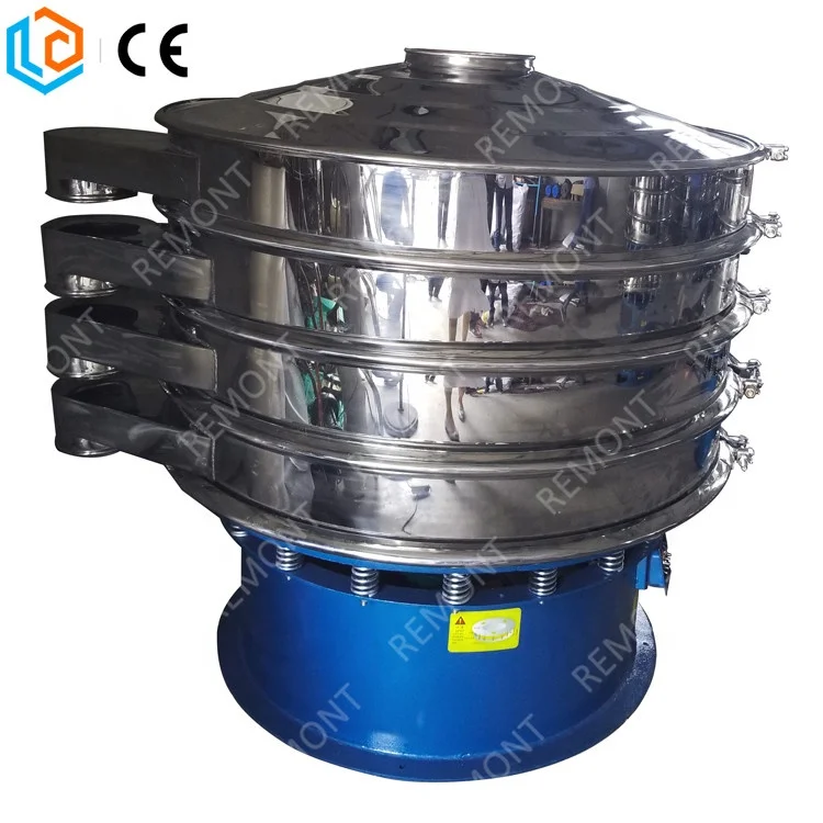 Powder rotary vibrating screen hemp seeds rotary vibrating sieve machine