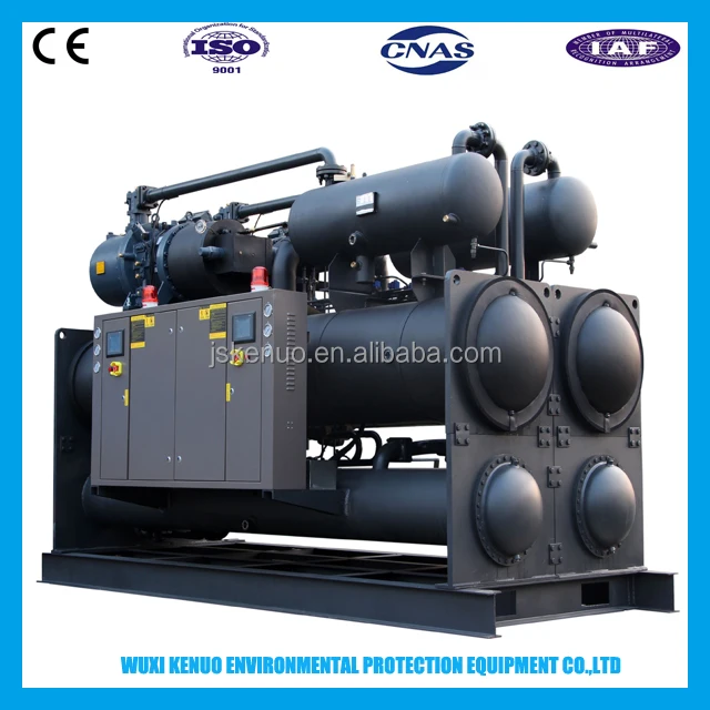 Industrial screw type water cooled chiller