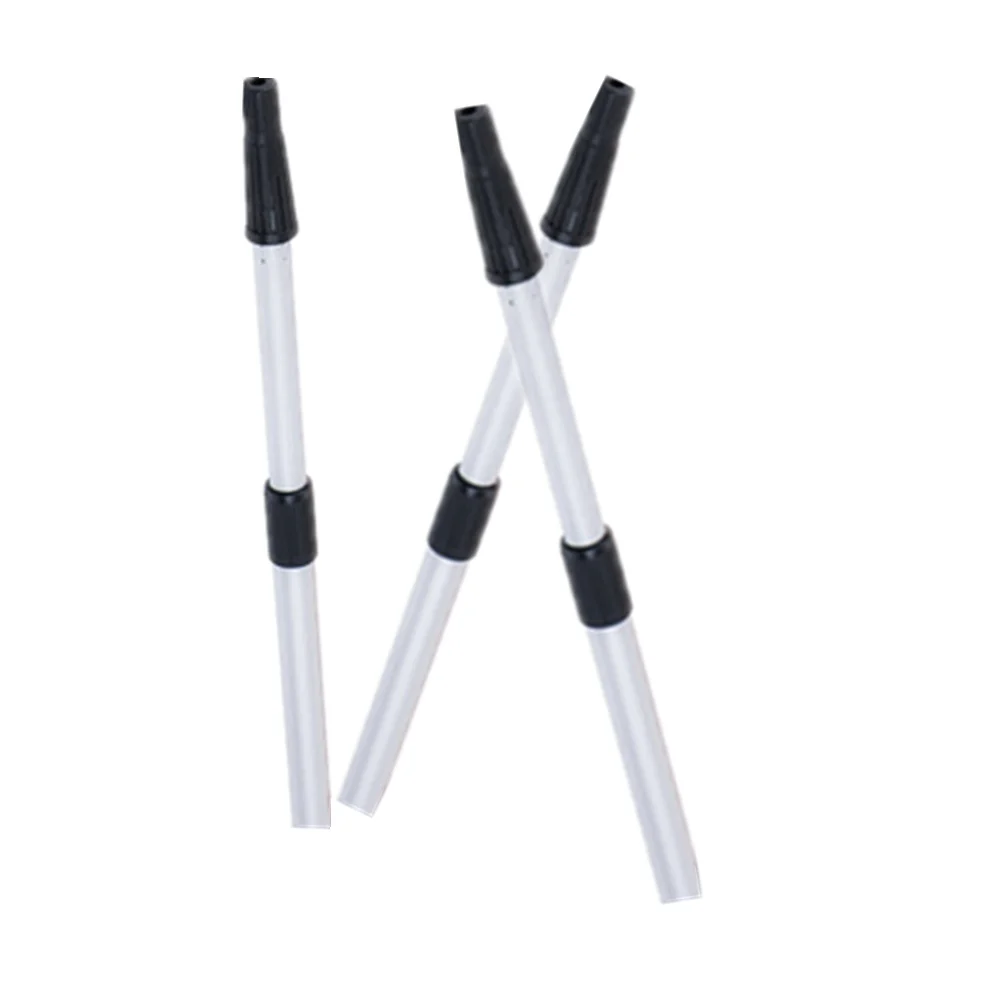 Adjustable Aluminum Telescopic Pole with Plastic Thread Head with Cap