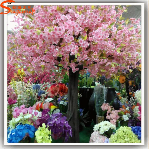 New products fake silk artificial trees cherry blossoms how to draw cherry blossom trees