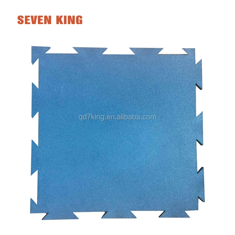 QD 7king China Manufacturer outdoor tiles rubber flooring for gym rubber mat