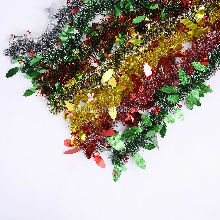 Хуанди Пользовательские Моды рождественские украшения мишуру, гирлянды украшение для дома