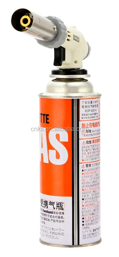 Adjustable 360 free rotation anti flare Culinary Creme Brulee Kitchen Chef Cooking gas blow Torch butane lighter KLL- 8805D