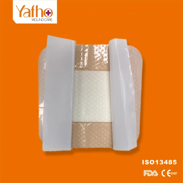 Silicone Gel Adhesive Border Foam Dressing