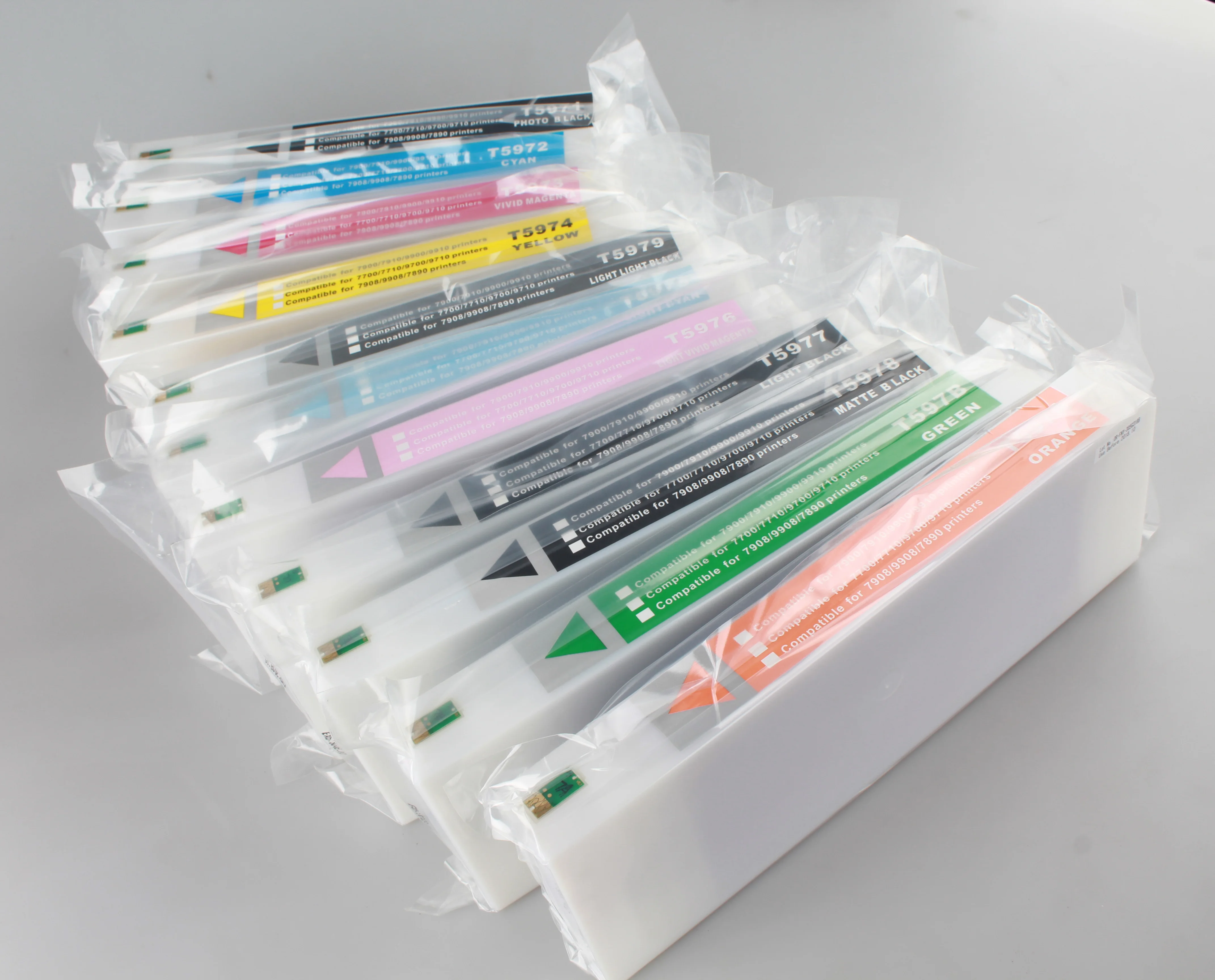 Совместимые чернильные картриджи, совместимые с чернильными картриджами Epson 9900, 7900, 7700, 9700, 7890, 9890