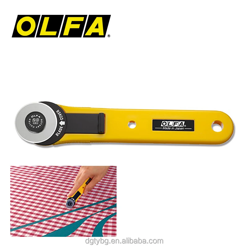 OLFA RTY-1/G 28mm Small Rotary Cutter rotating blade fabric cutter