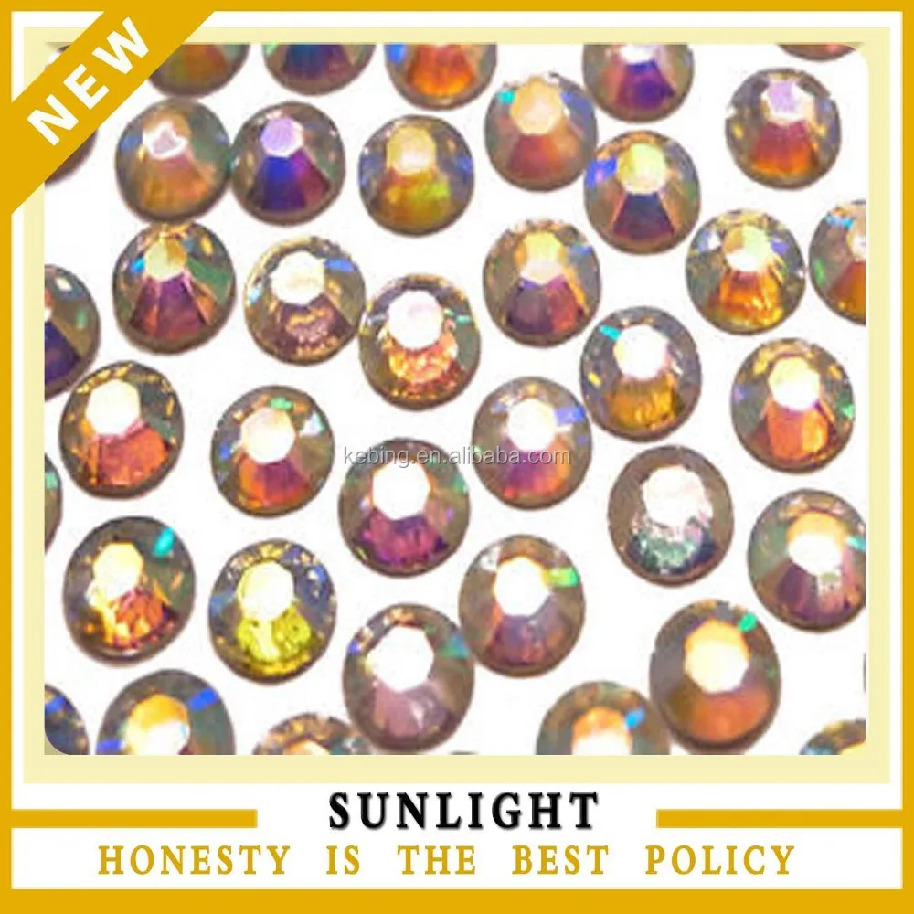 
ab color acrylic rhinestones flat back plastic stones for garment accessories 