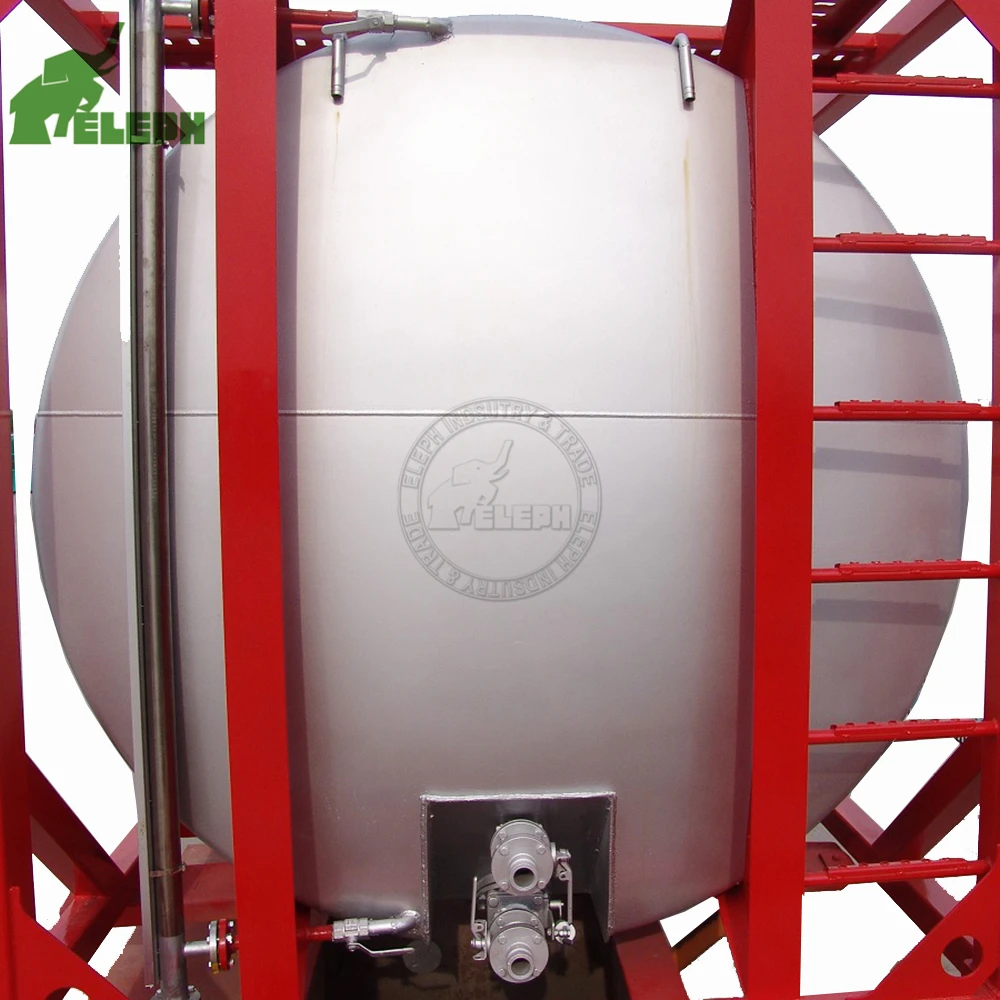 50 M3 Insulated Fuel Tank Semi Trailer Aluminum Alloy Tank Container