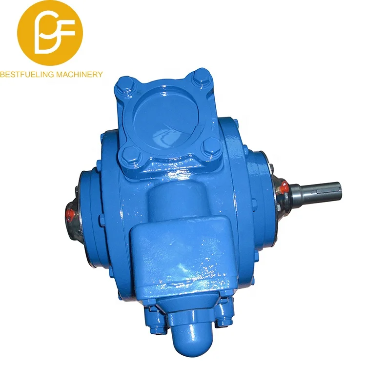 Mini rotary variable self-priming vane pump rotary fuel oil dry rotary vane pump with low pressure