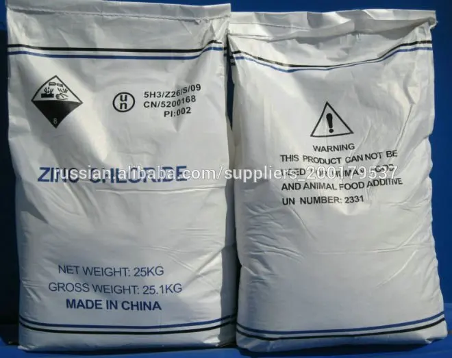High Grade Quality Zinc Chloride Battery 98%