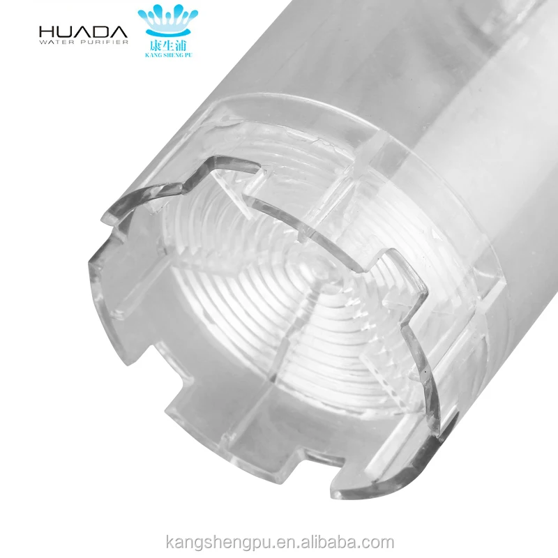 5-Inch Alkaline Carbon Plastic Water Filter Bottle for Household and Car Use Under-Sink Water Filtration Drinking Application