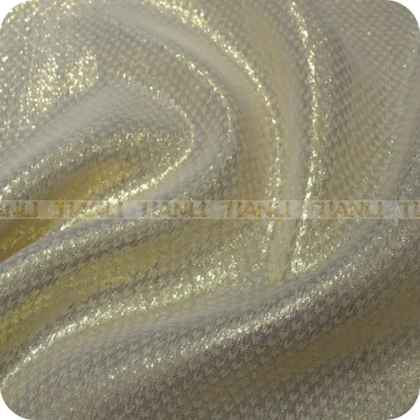 TL91005 Silk Gold Foil Fabric