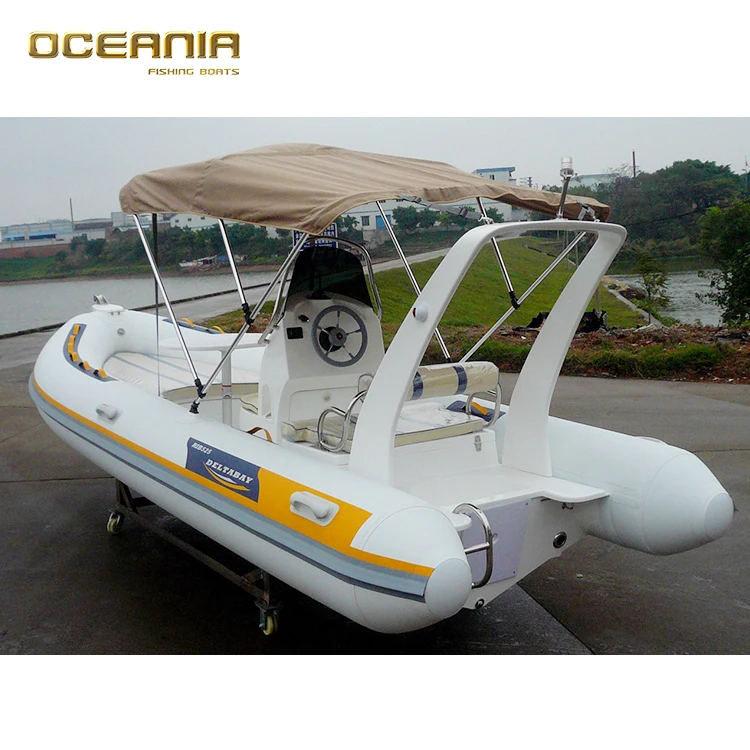 
2019 New Model Europe Style Luxury 5.5m RIB 550 Inflatable Boat For Sale 