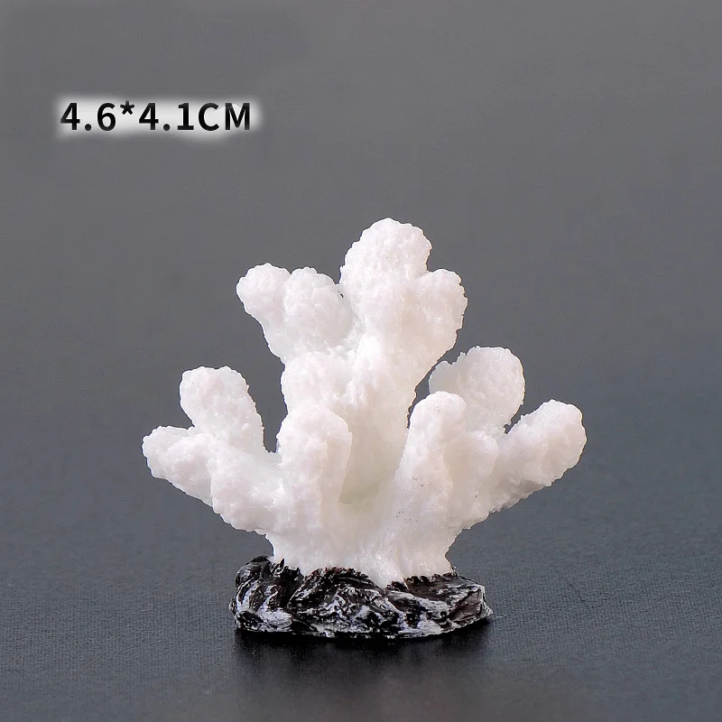 Artificial Reef Mini Coral For Aquarium Raising Fish Turtle Decorated Fish Tank  Resin DIY Ornaments