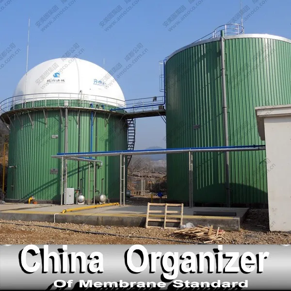 AMOCO Popular Anaerobic Digester, Enamel Steel Tank for Biogas Plant