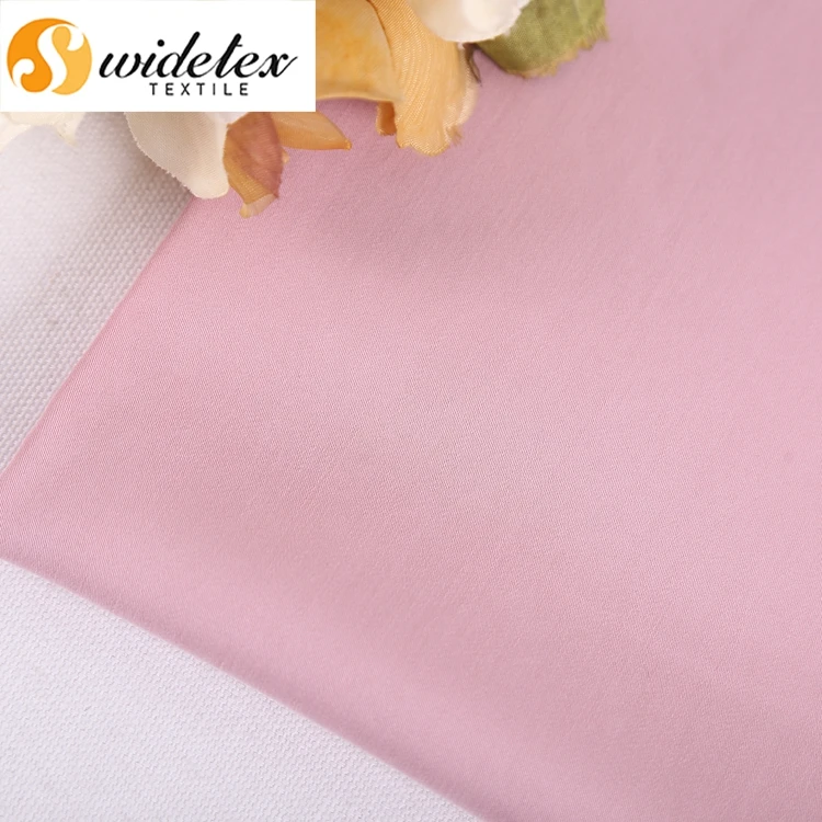 
Wholesale Oekotex Certificated Lenzing Tencel visccose Satin Sateen Woven fabric Weave 206gsm 30Sx120D can do Print and Solid 