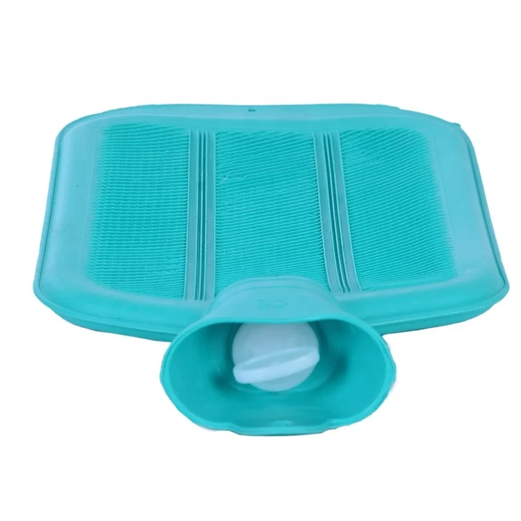 High quality BS Standard Natural Rubber Hot Water Bag /bottle with cover
