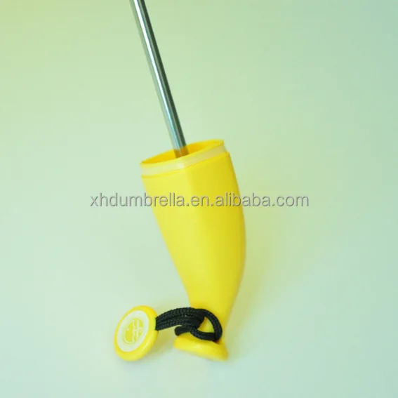 19 inch 6k yellow banana umbrella and folding umbrella with banana bottle