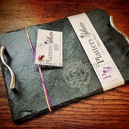 
Personalised Slate Cheese Tray - 30x22cm - Engraved With Your Logo or Message 