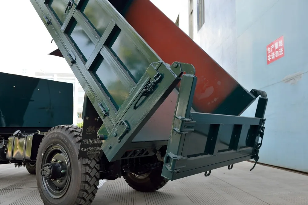 HL134K Huili brand 4wd tipper truck mini garbage trucks