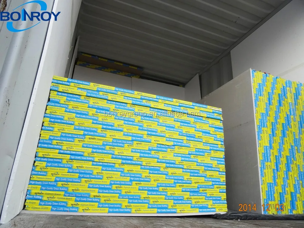 prices gypsum board---placa de yeso 9mm