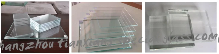 Customized size 3mm 4mm 5mm 6mm 8mm Temperature Resistant High Borosilicate COE3.3 glass Sheet