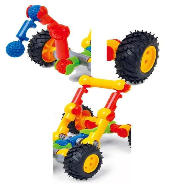 kids intelligence interlocking plastic building block toys