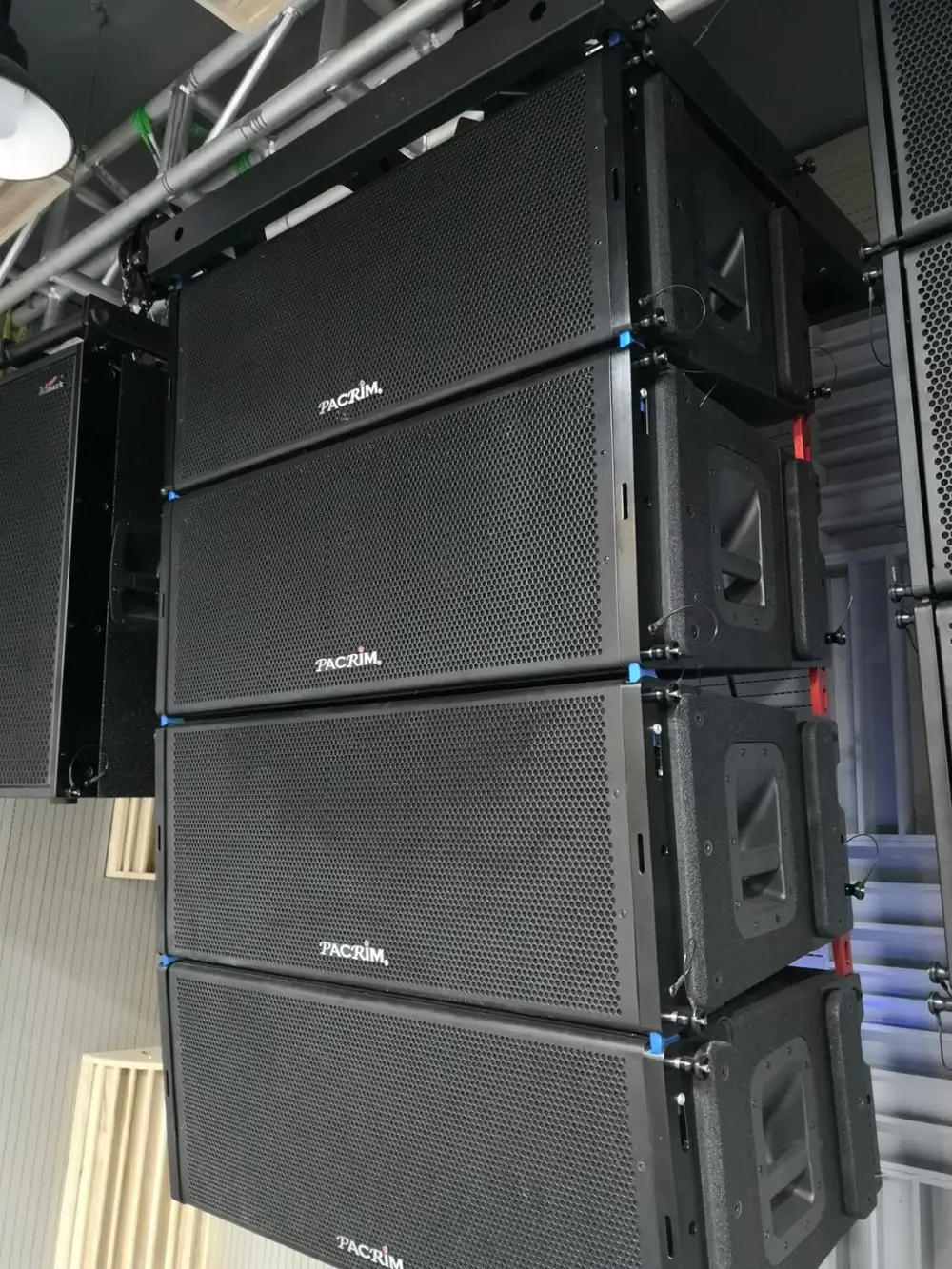 active speaker,dual 12inch self powered line array speaker with german DSP