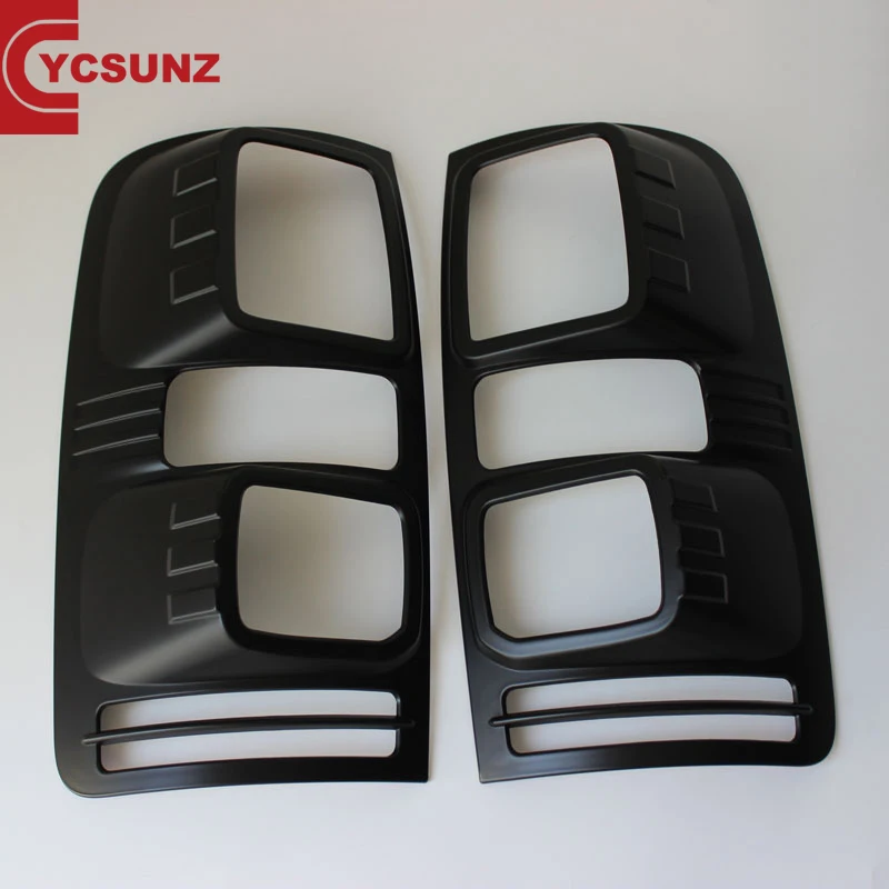 YCSUNZ Pickup Tail light Cover For Holden Colorado 2017 ABS Painting Matte Black Finish Auto Light Accessories