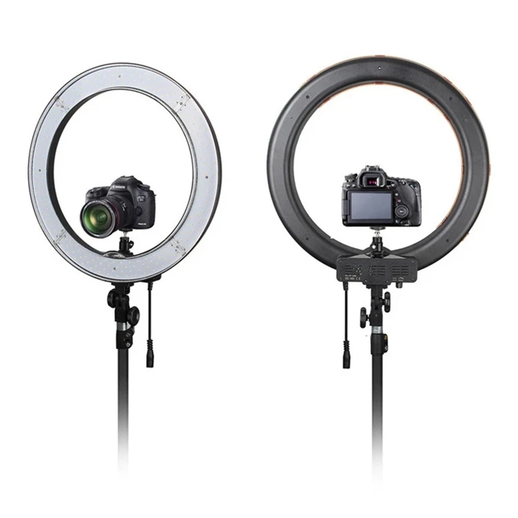 18 inch Ring Light 80W Photo Studio Portable Photography Ring Light LED Video Light with tripod stand
