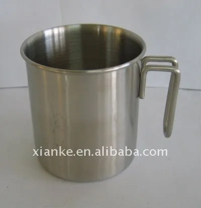 
Good Quality Stainless Steel Water Mugs Measuring Cup With Handle 