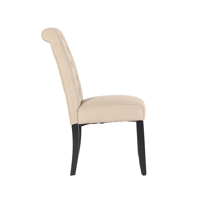 
Modern luxury restaurant wood Fabric dining chair restaurant chairs 
