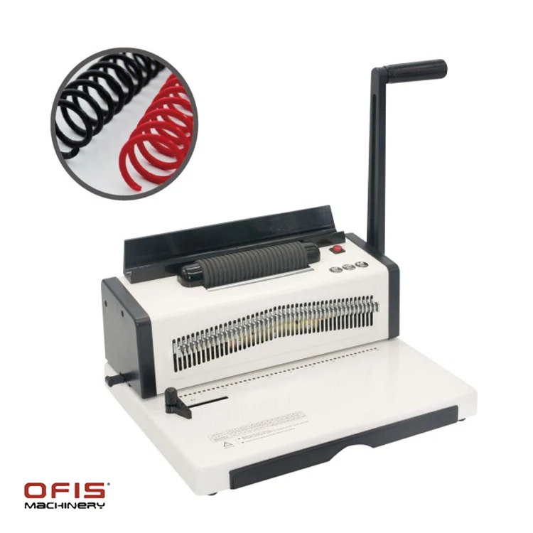 OFIS coil book binder C9028A spiral plastic book binding machine coil spiral binder