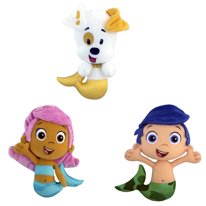 2016 New Bubble Guppies 18cm Puppy Gil Molly Deema Dolls Accessories Plush Toys Fashion Cartoon Plush