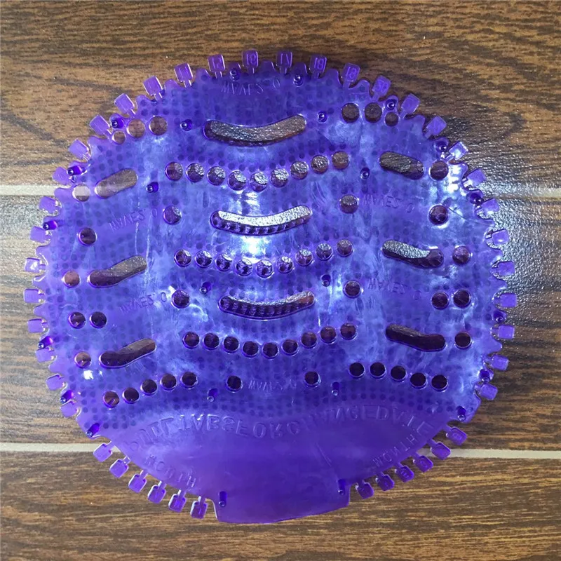 
EVA urinal screen 2.0 wave purple color urinal deodorizer screen mat 